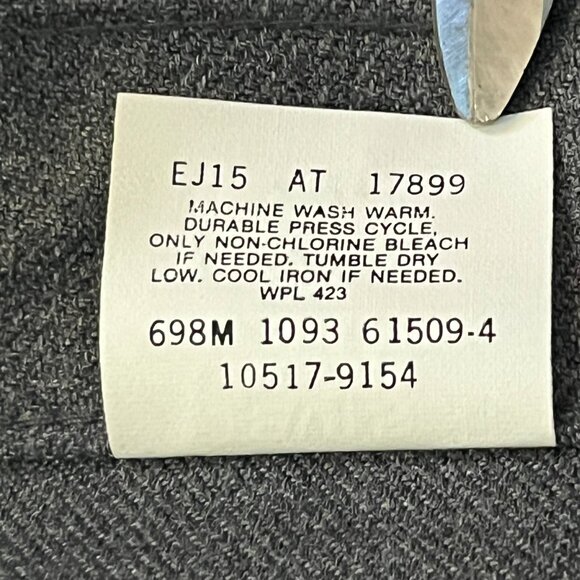Vintage Levi’s Men’s Gray Pants 46x34 NEW – 100% Polyester – USA Made - Picture 9 of 16